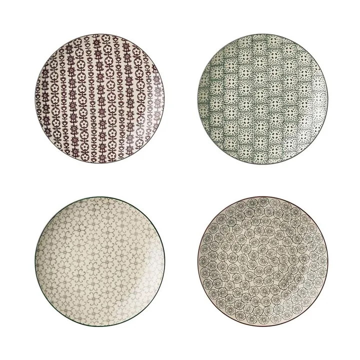 Karine tallerken 4-pak Ø20 cm - Bloomingville
