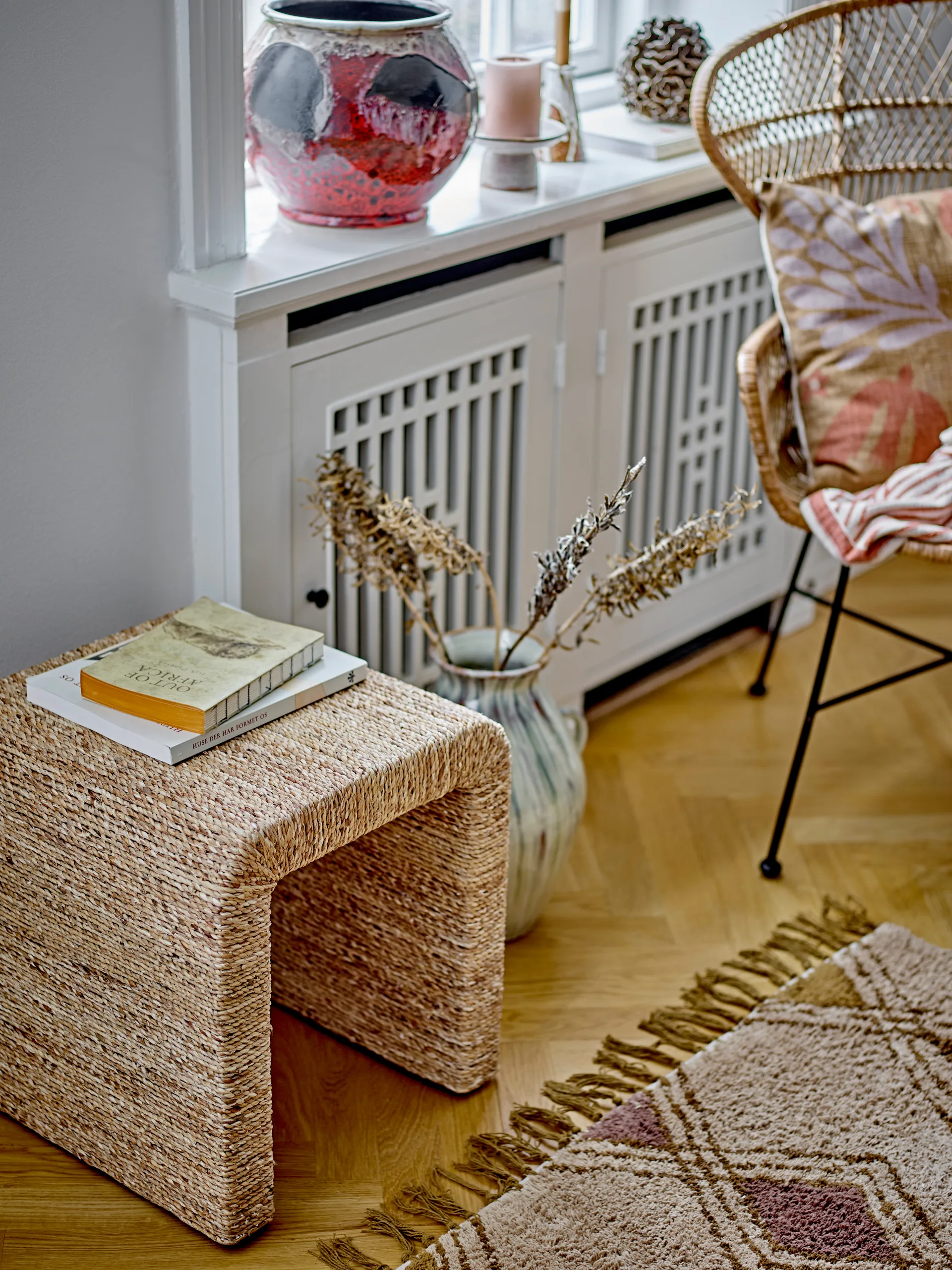 Kien skammel 43x42x45 cm, Vandhyacint Bloomingville