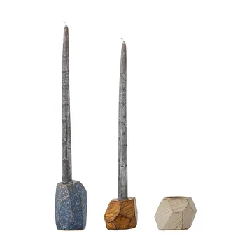 Kimber votiv- & lysesglas 3 dele - Blå - Bloomingville