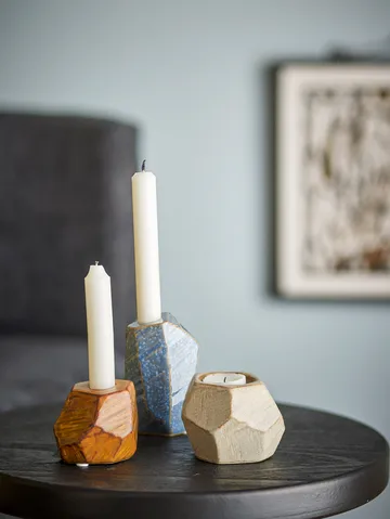 Kimber votiv- & lysesglas 3 dele - Blå - Bloomingville