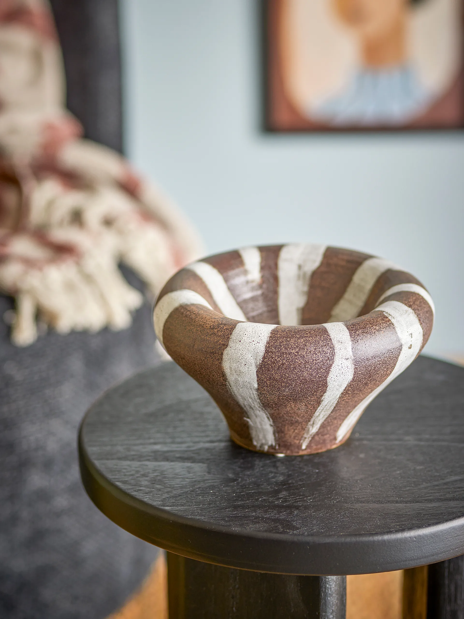 Ladris skål Ø23 cm, Brun Bloomingville