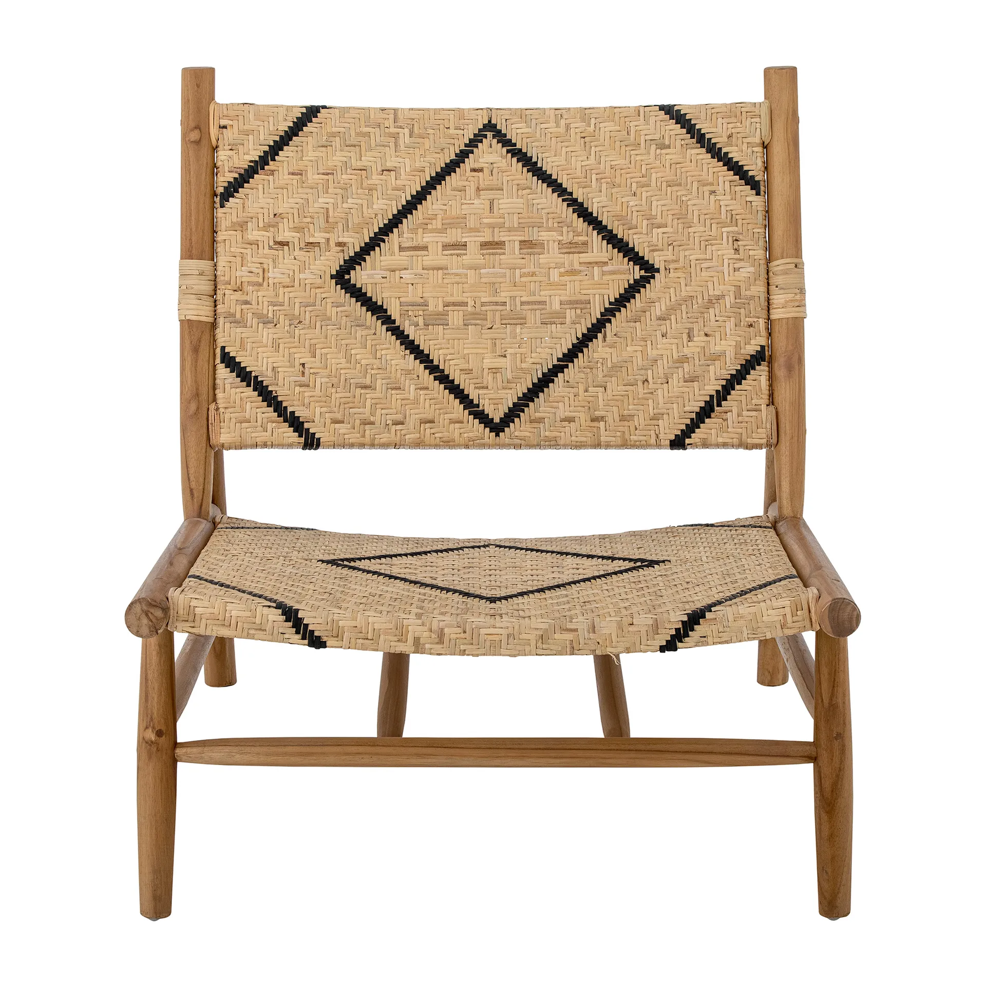 Lennox loungestol, Natur/Teak Bloomingville
