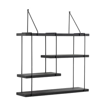 Lewis væghylde 60x65 cm - Black firwood - Bloomingville