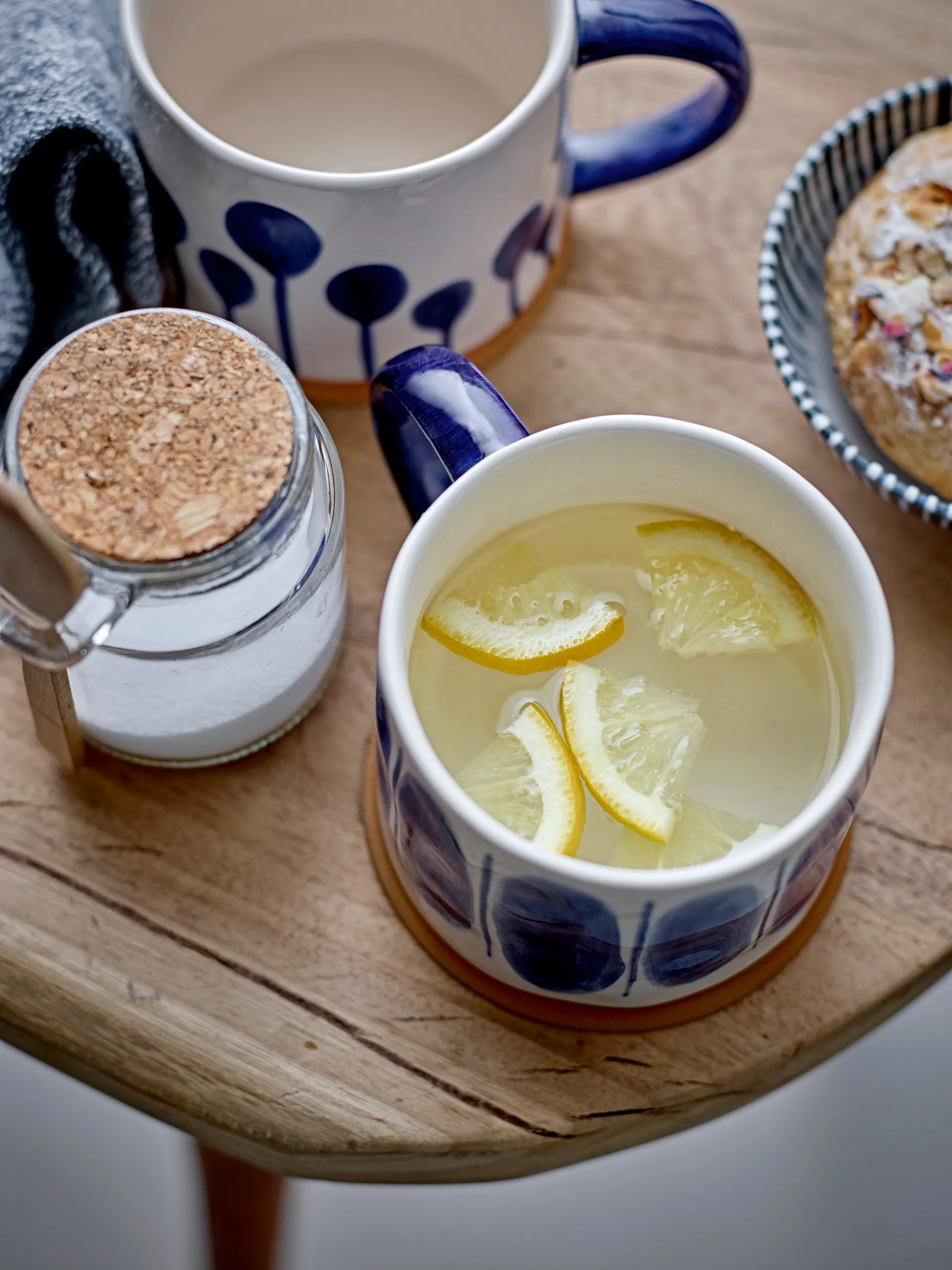 Linora krus 45 cl 3-pak, Blå Bloomingville