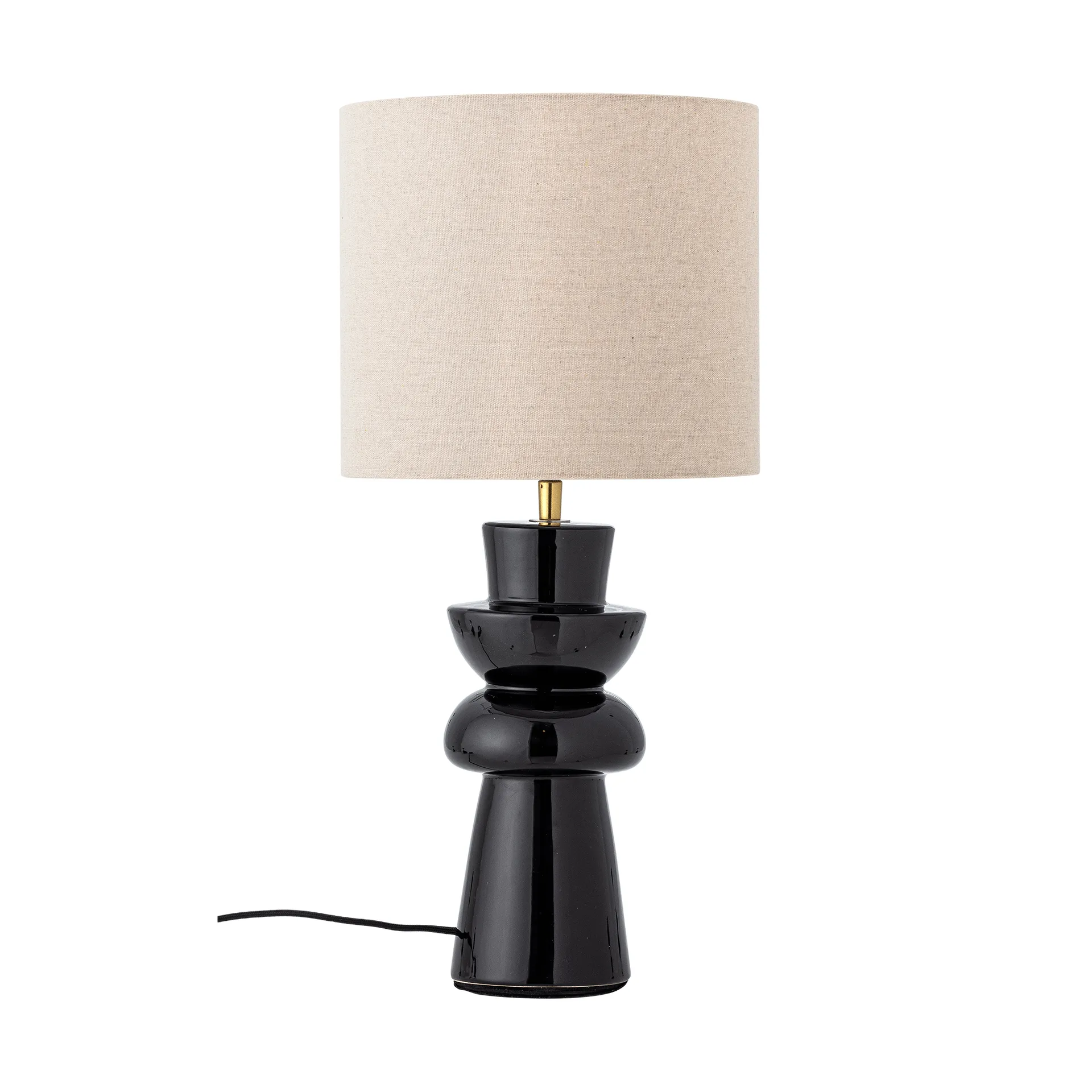 Lio bordlampe, Sort, Ø25 cm Bloomingville