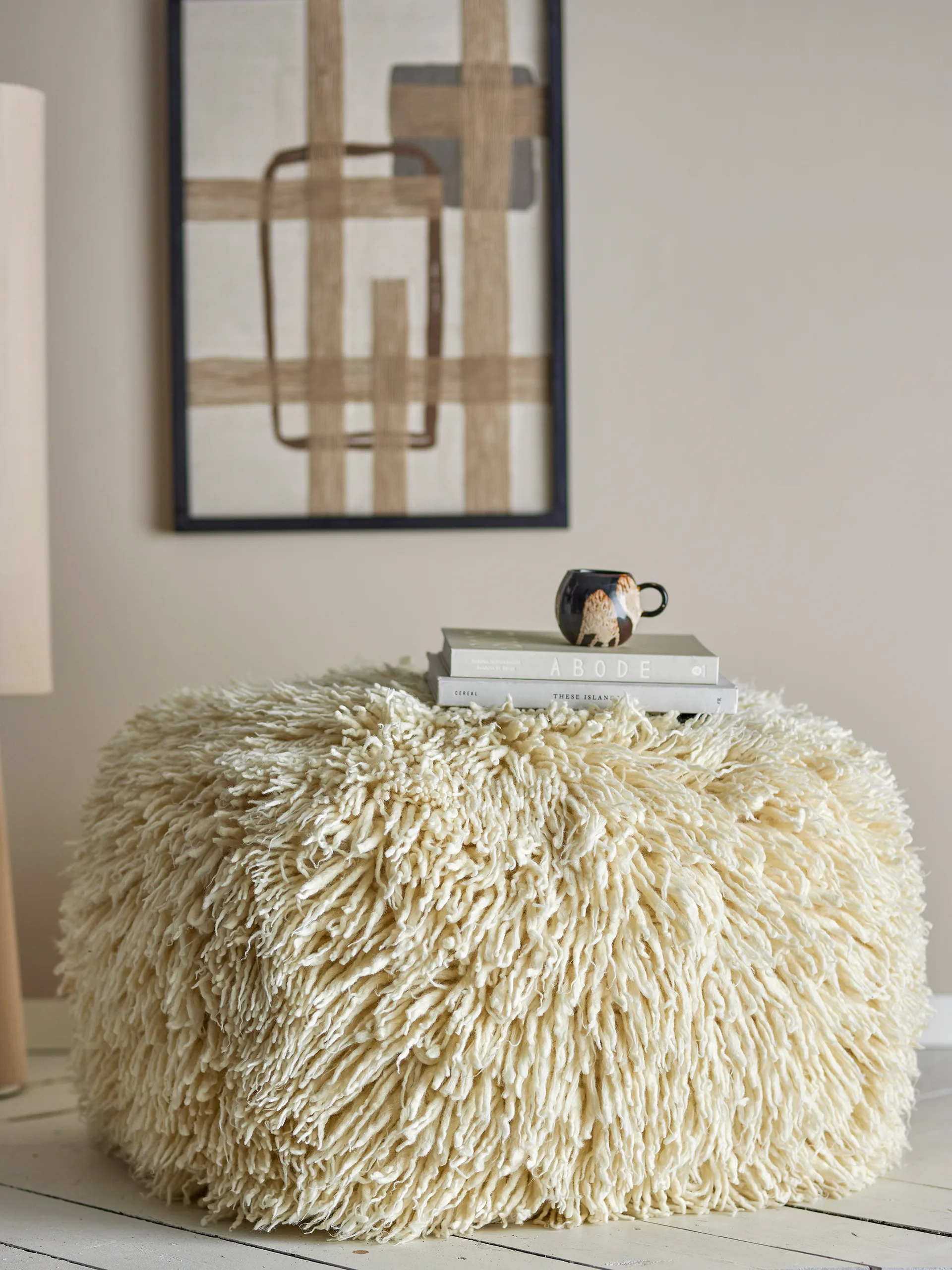 Lomba puf, Natur, 80x45x80 cm Bloomingville
