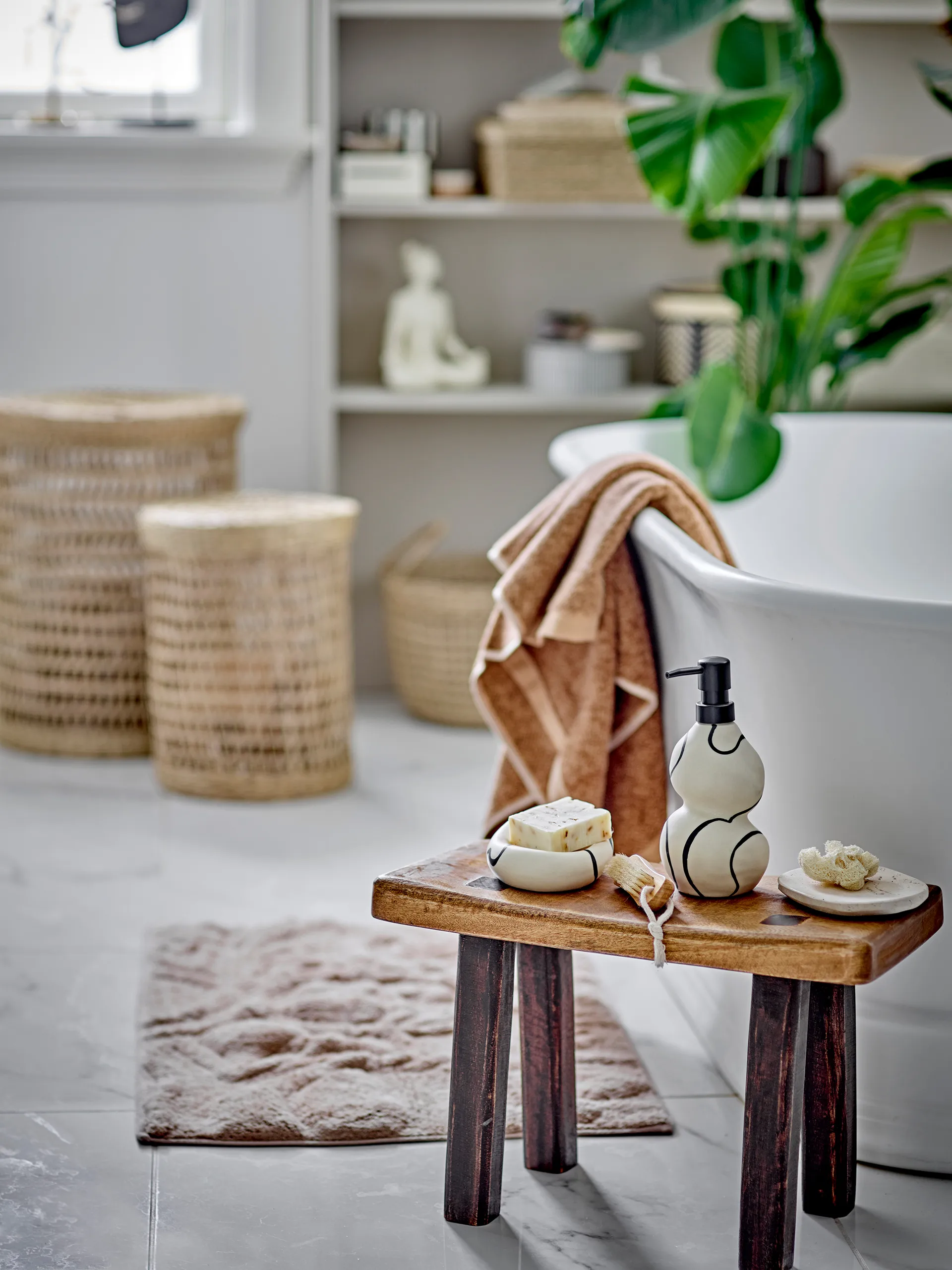 Lorca skål 10x15 cm, Travertin Bloomingville