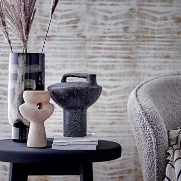 Lori vase terrakotta 19,5 cm - Sort - Bloomingville