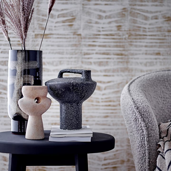 Lori vase terrakotta 19,5 cm - Sort - Bloomingville
