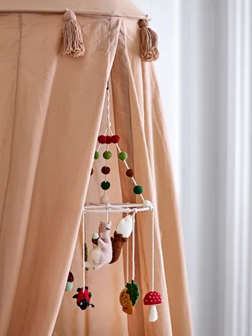 Lukka sengehimmel - Brun - Bloomingville