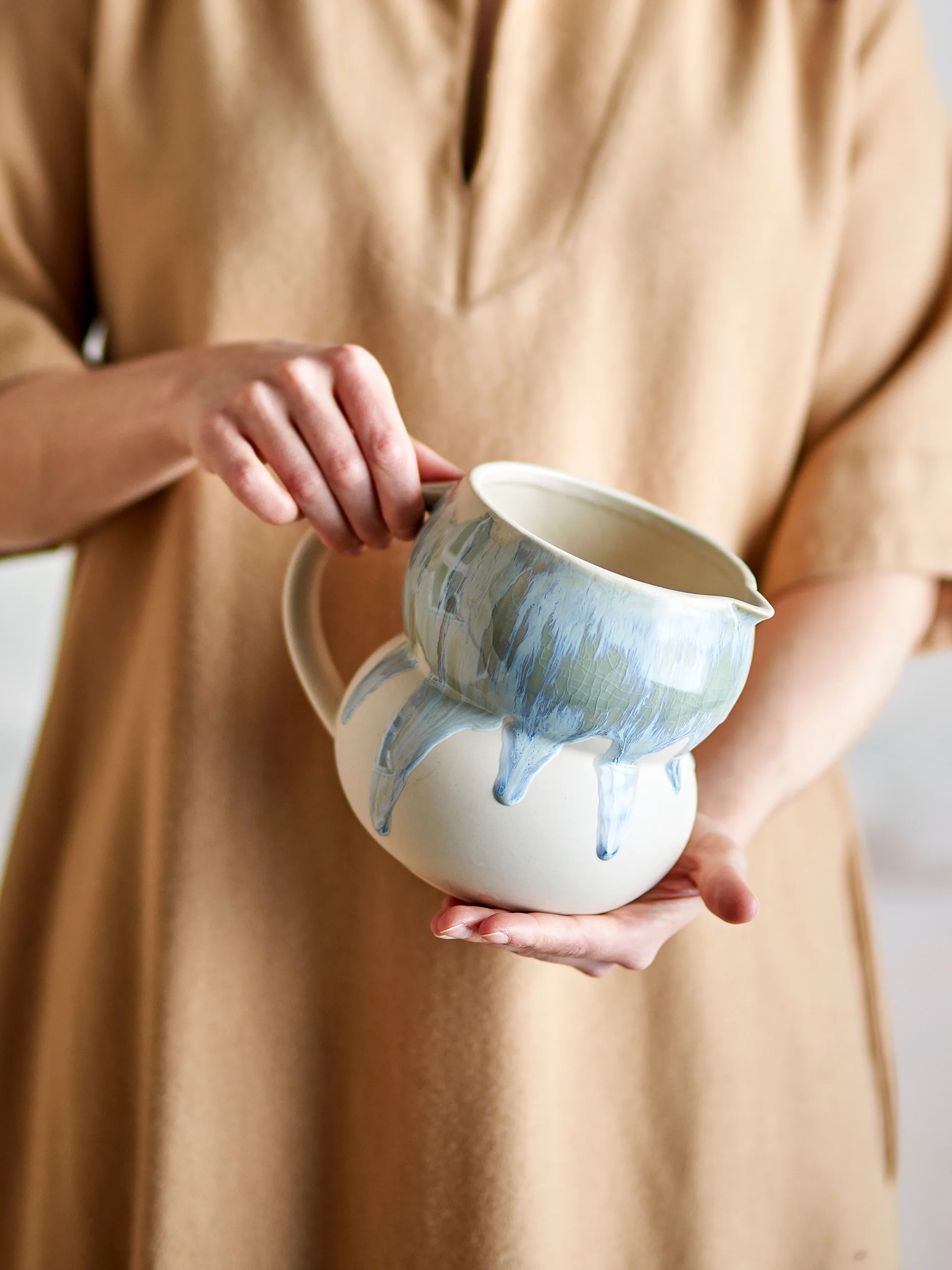 Luna mælkekande 1,5 L, Blå Bloomingville