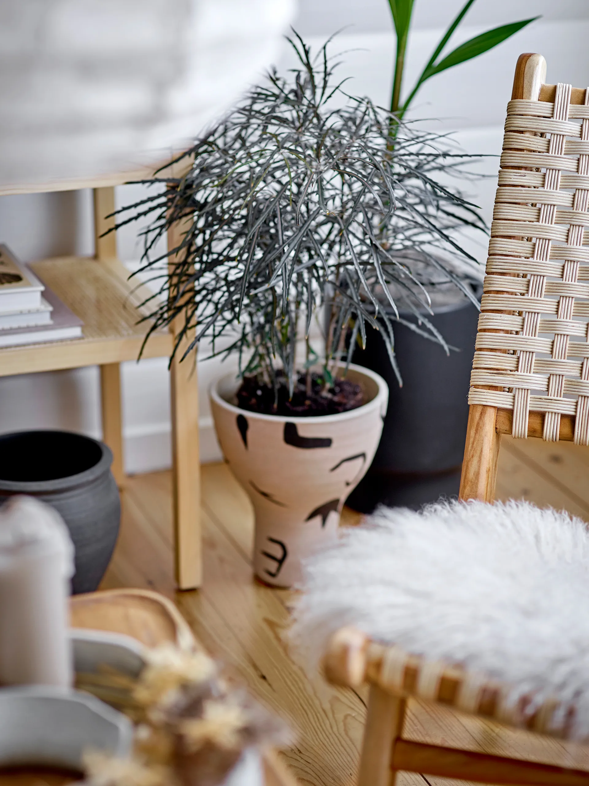 Mac krukke Ø24,5 cm, Sort Bloomingville