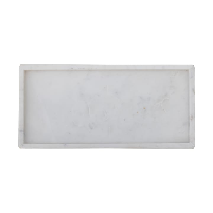Majsa dekorationsbakke 18x38 cm - White marble - Bloomingville