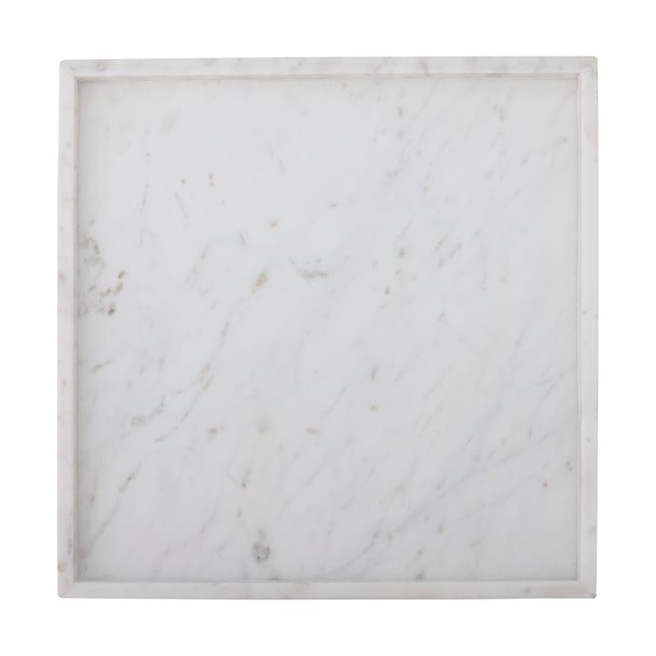 Majsa dekorationsbakke 35x35 cm - White marble - Bloomingville