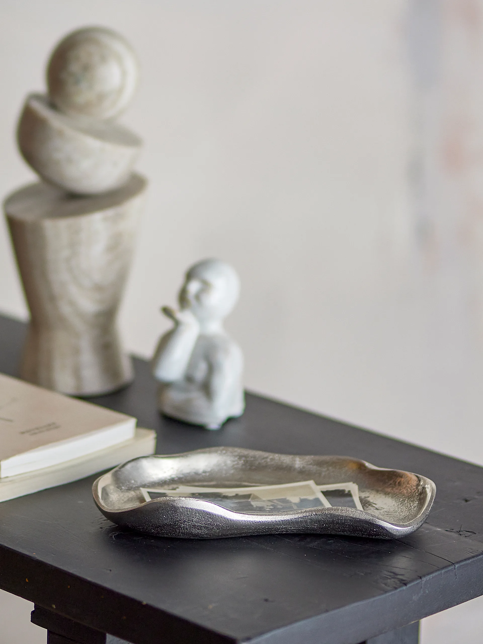 Marlice dekorationsbakke 12x20 cm, Sølv Bloomingville