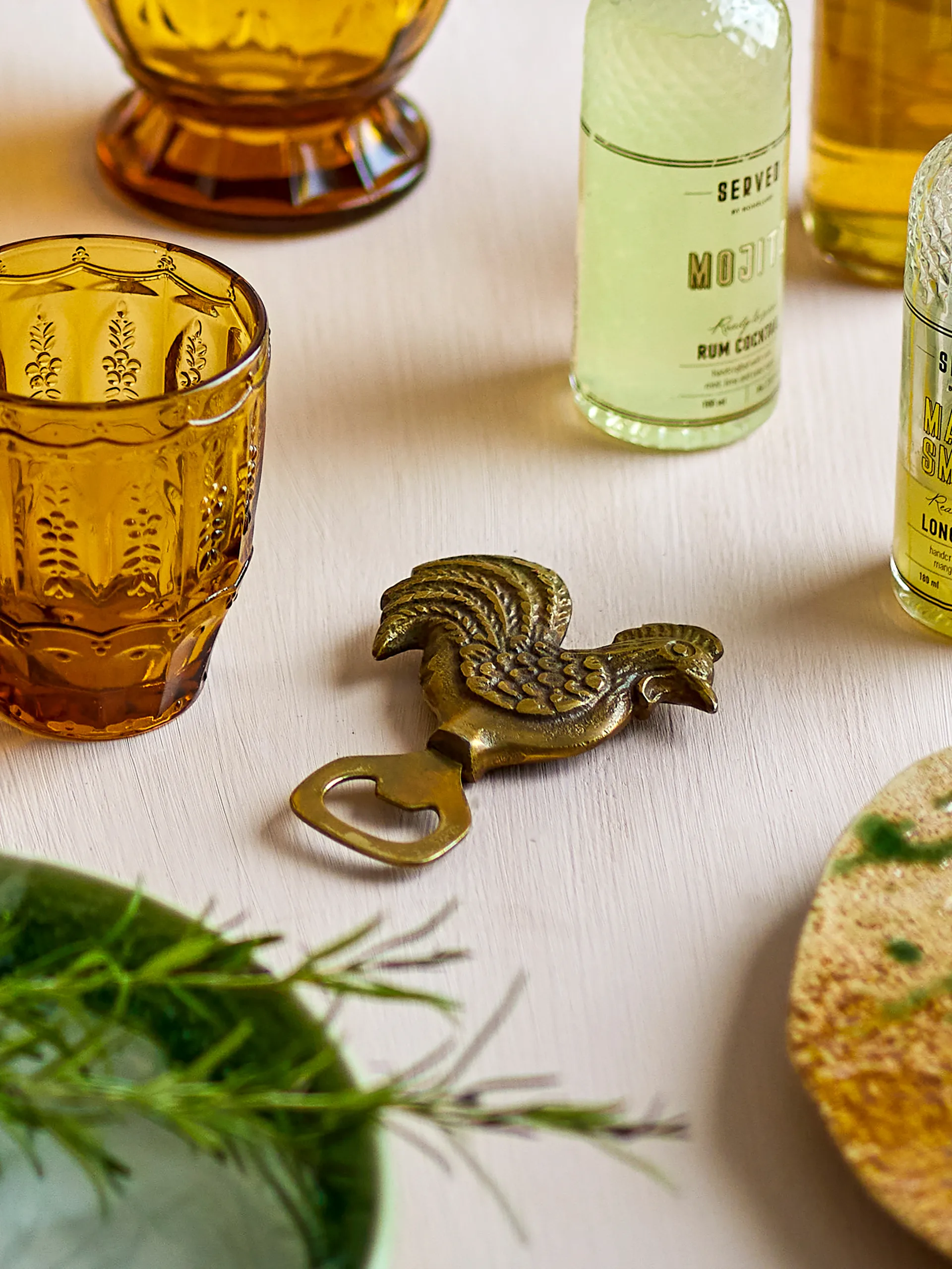 Marsha flaskeåbner, Guld Bloomingville