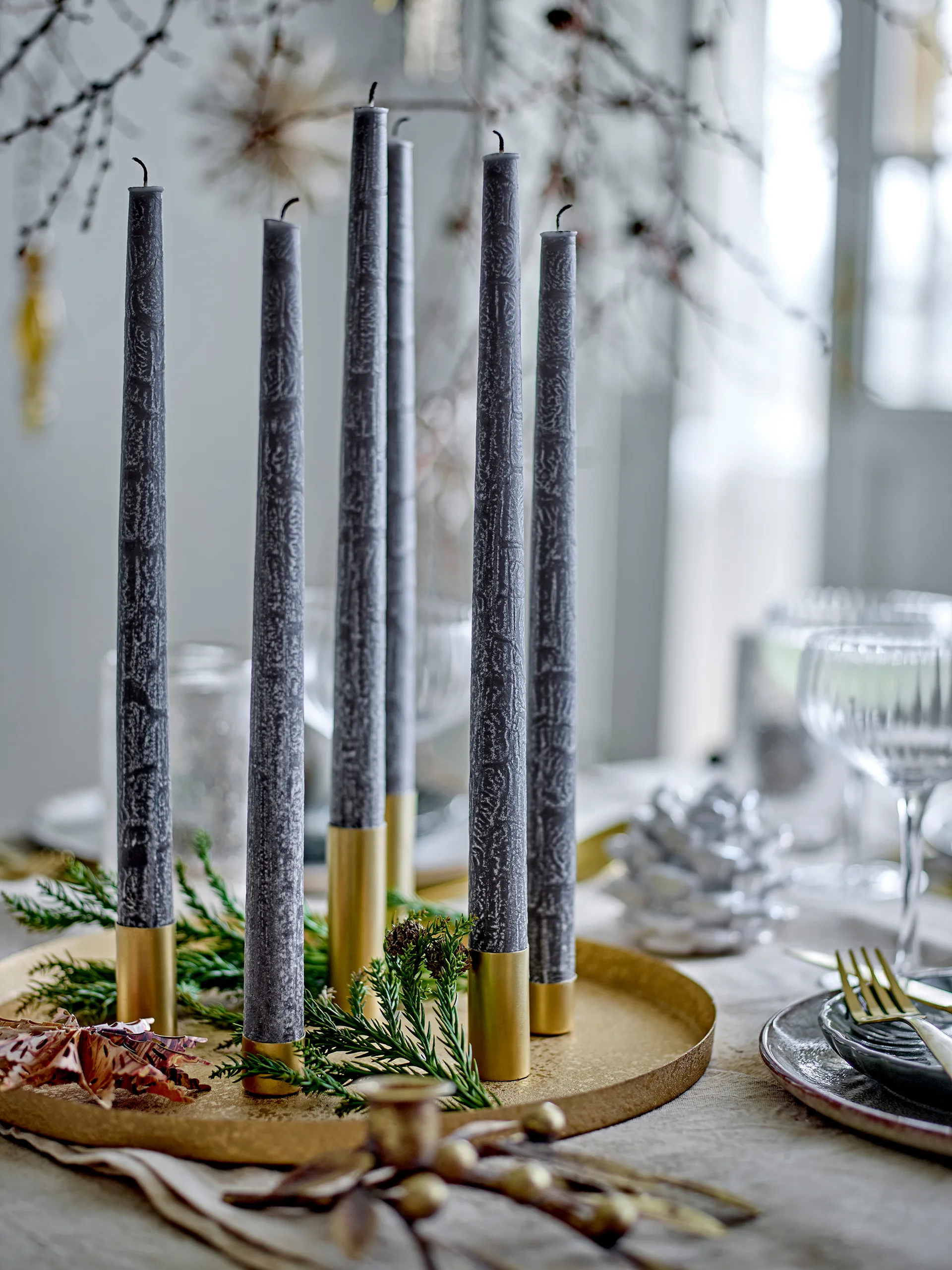 Maxime adventsstage Ø30 cm, Guld Bloomingville