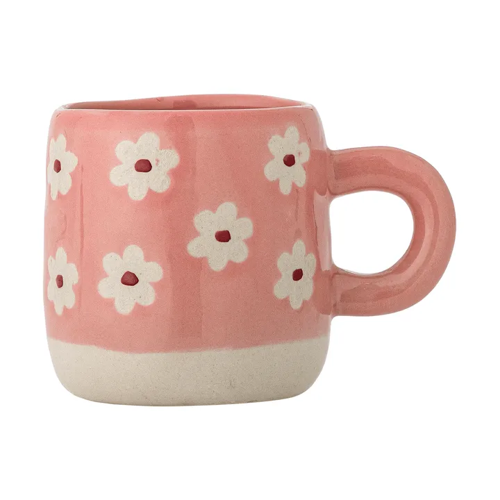 Millie kop 11 cl - Rosa, blomster - Bloomingville