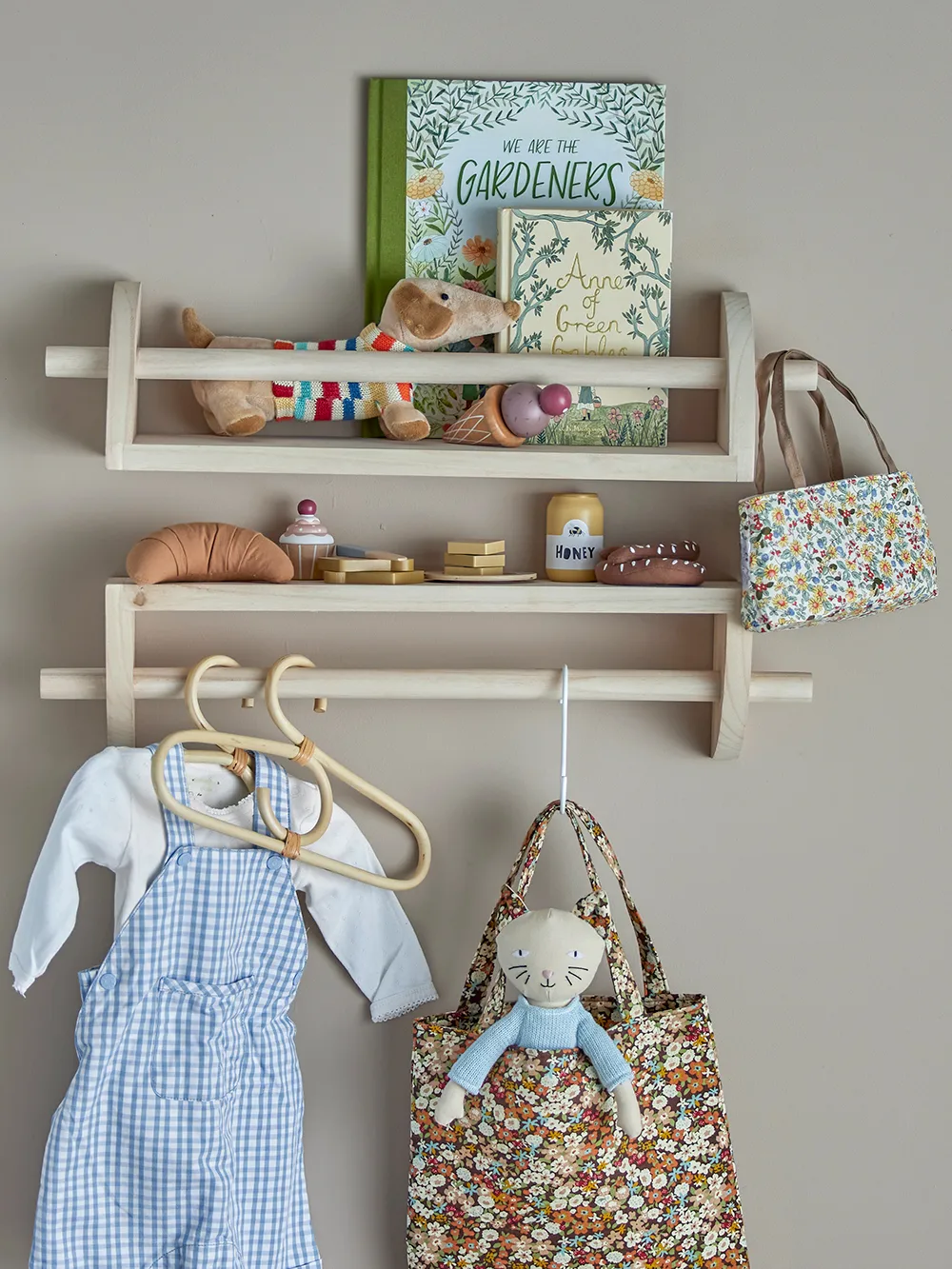 Mingus væghylde 14x60 cm, Natur Bloomingville