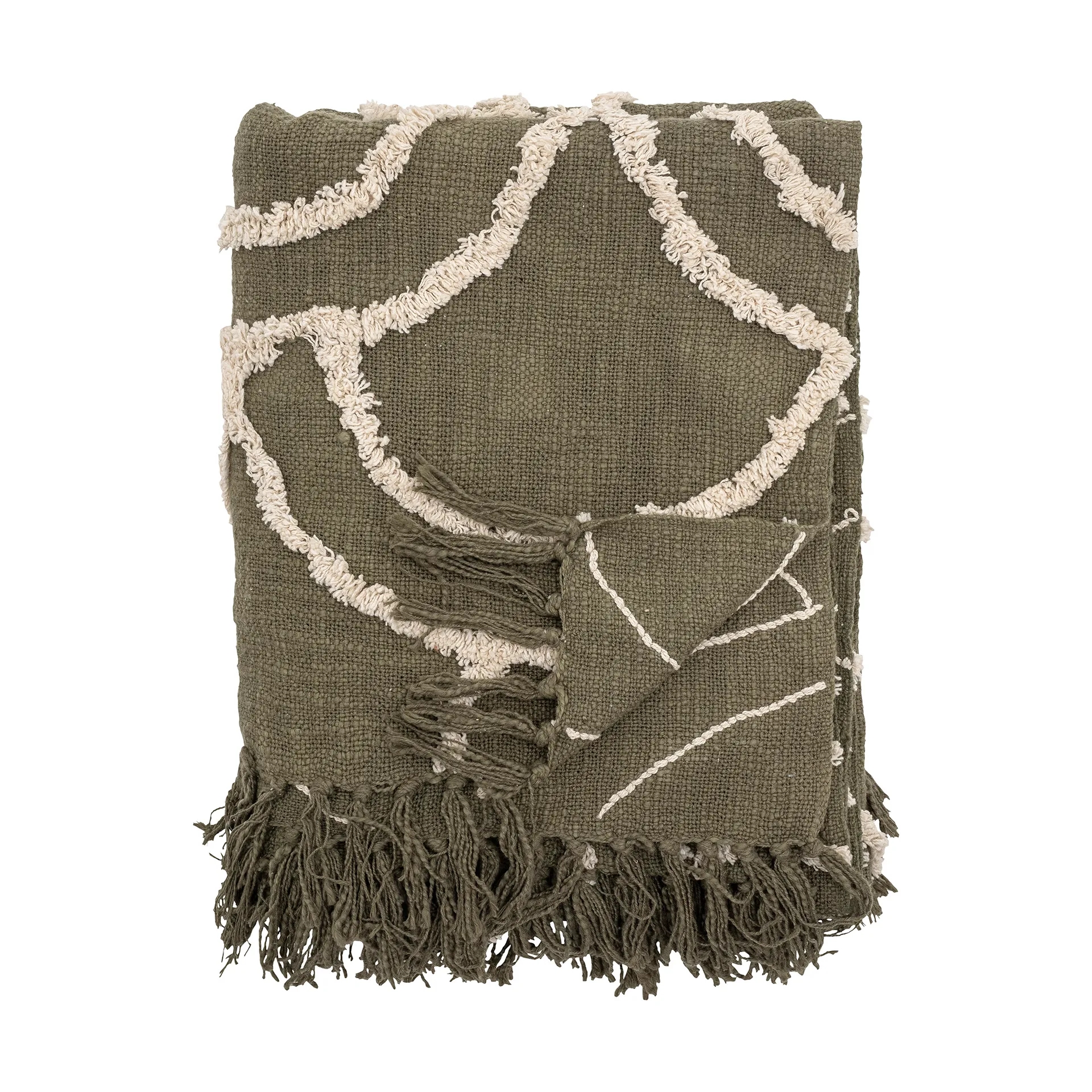 Mirfield plaid 125x150 cm, Green Bloomingville