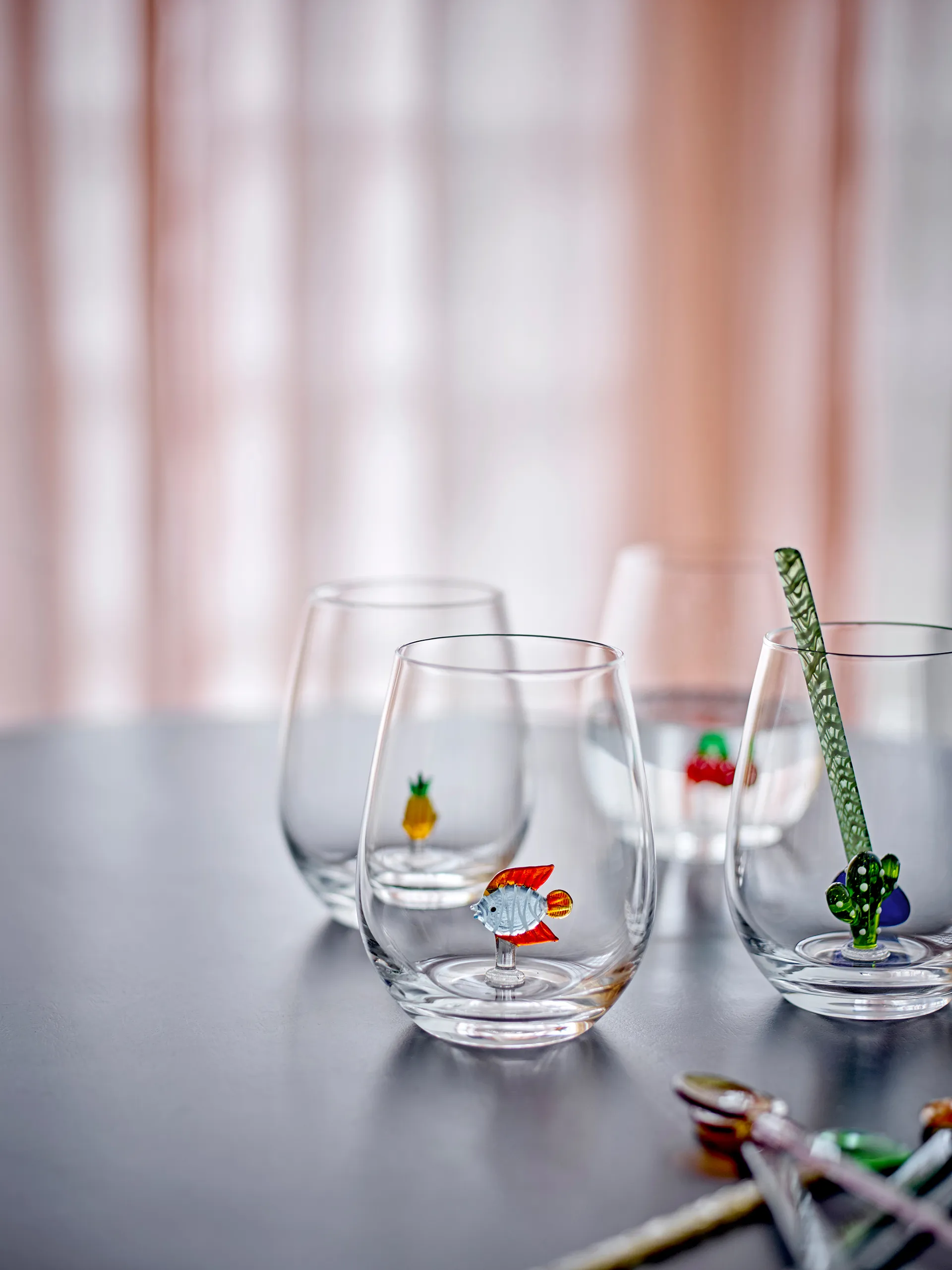 Misa drikkeglas 56 cl, Clear-pineapple Bloomingville