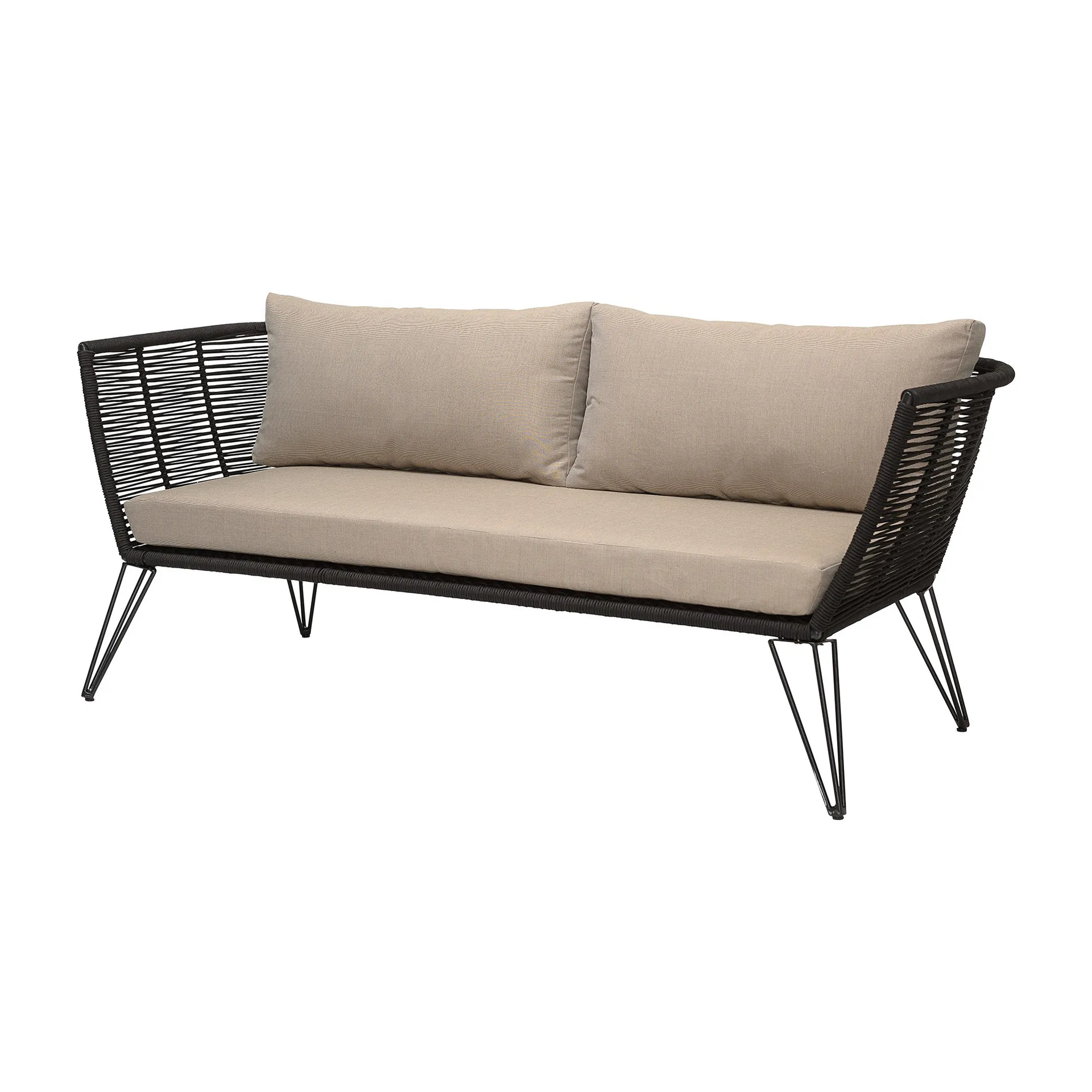Mundo sofa, Black/Beige Bloomingville