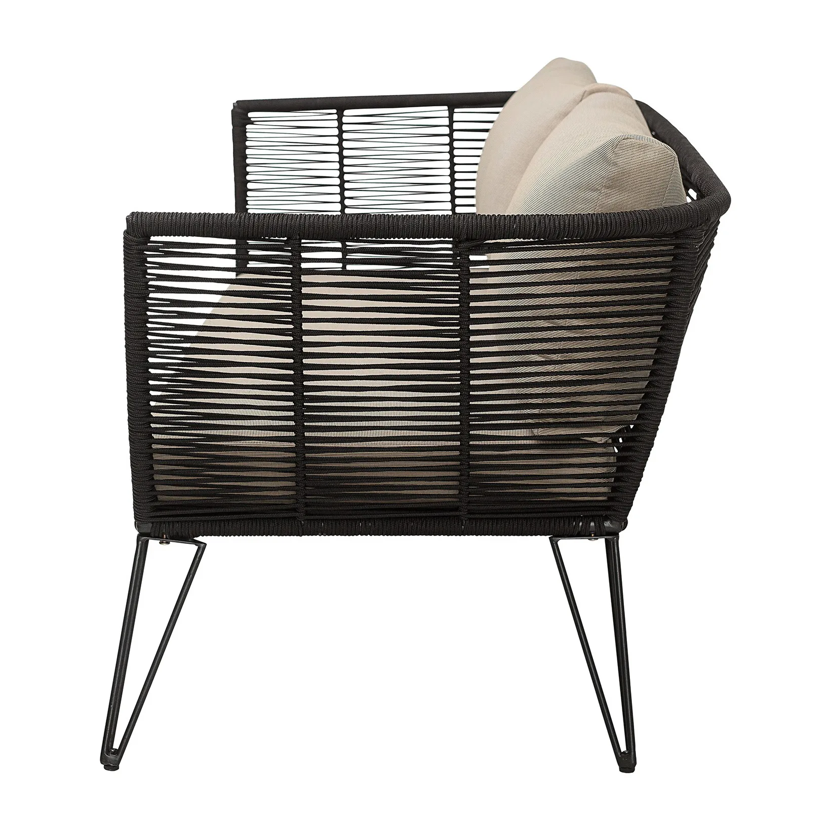 Mundo sofa, Black/Beige Bloomingville