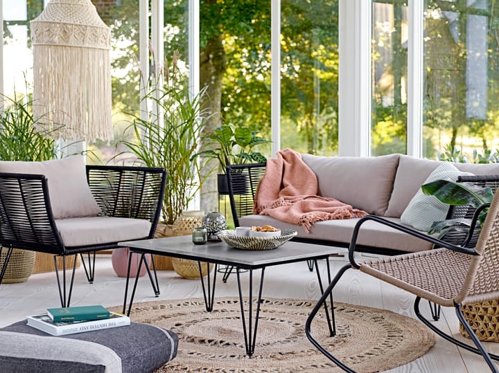 Mundo sofa, Black/Beige Bloomingville