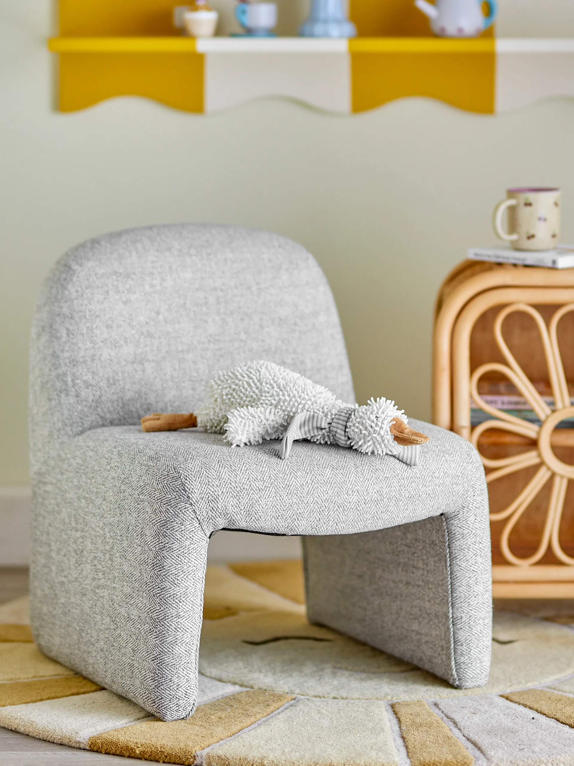 Neel stol 40x51 cm, Grå Bloomingville