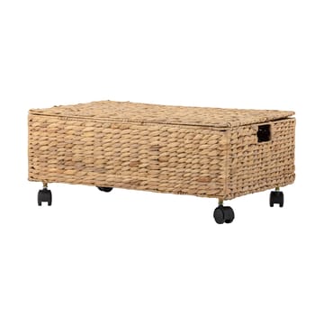 Nelas opbevaringskurv med låg 63x40x26 cm - Natur - Bloomingville