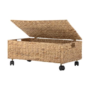 Nelas opbevaringskurv med låg 63x40x26 cm - Natur - Bloomingville