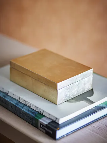 Nenon skål med låg - Guld, 15,5x11 cm - Bloomingville