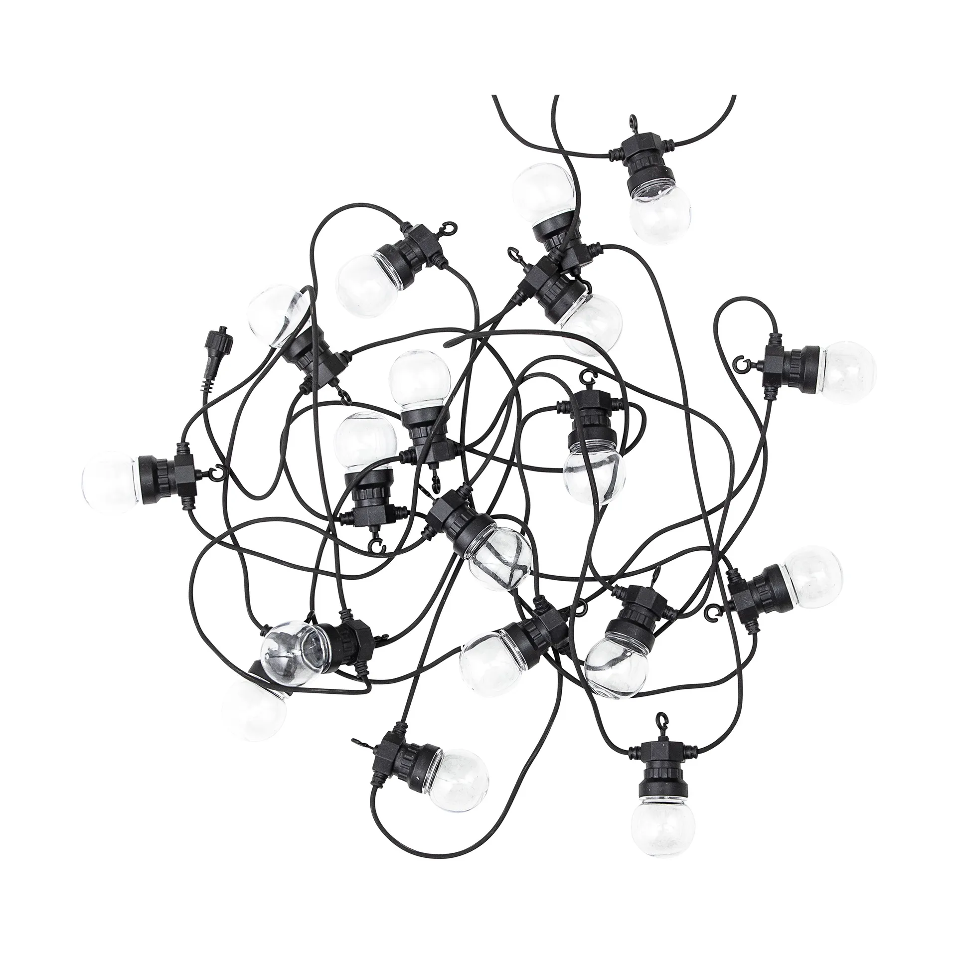 Nero lyskæde 10 m, Sort Bloomingville