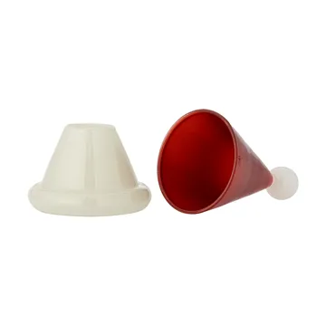 Patrice tændstikholder - Rød, Ø7 cm - Bloomingville