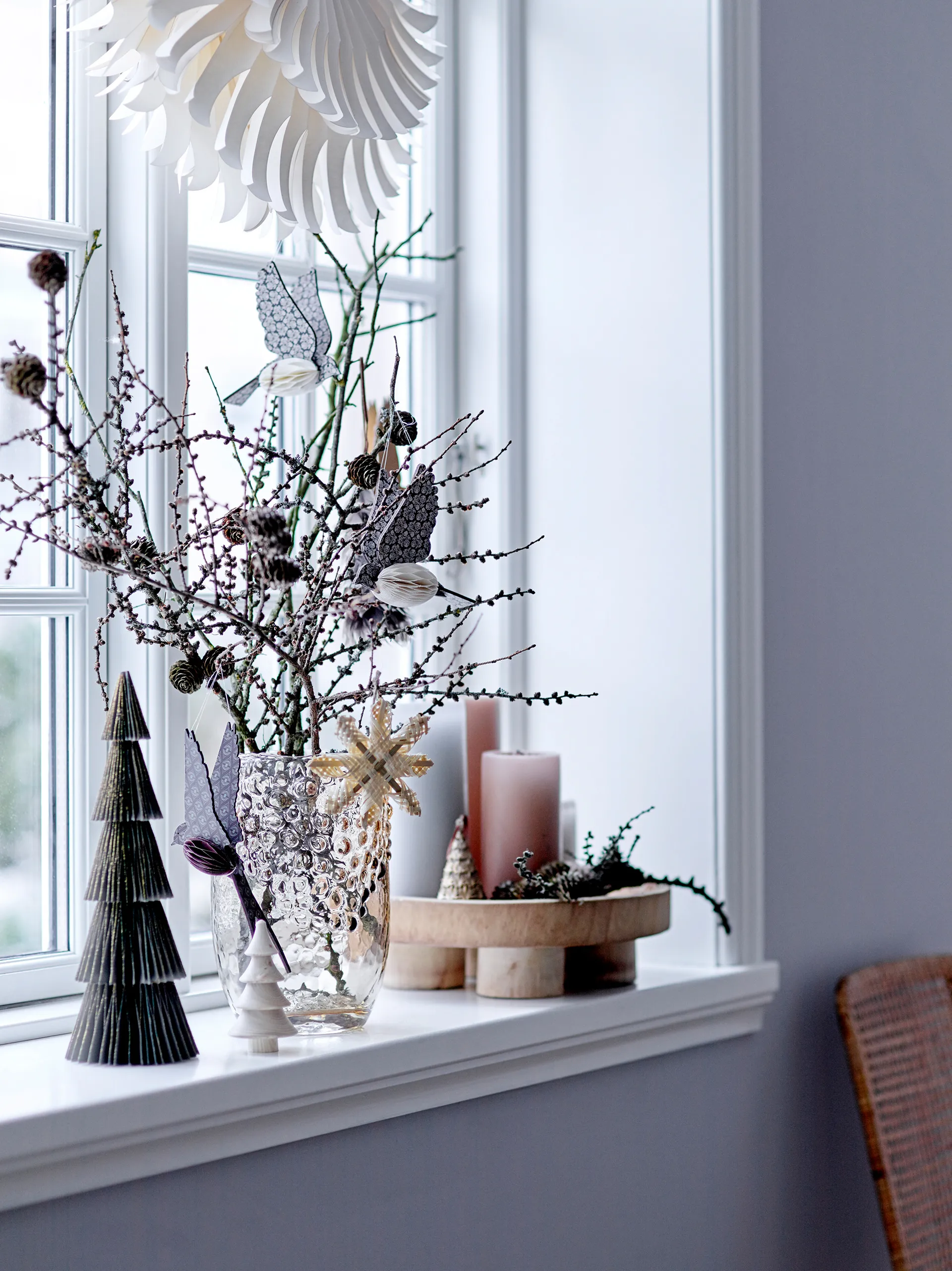 Pax Star papirstjerne Ø50 cm, Hvid Bloomingville