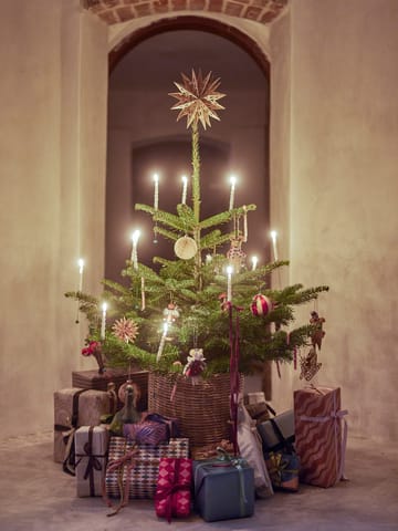 Peo juletræspynt uld 2 dele - Rød - Bloomingville