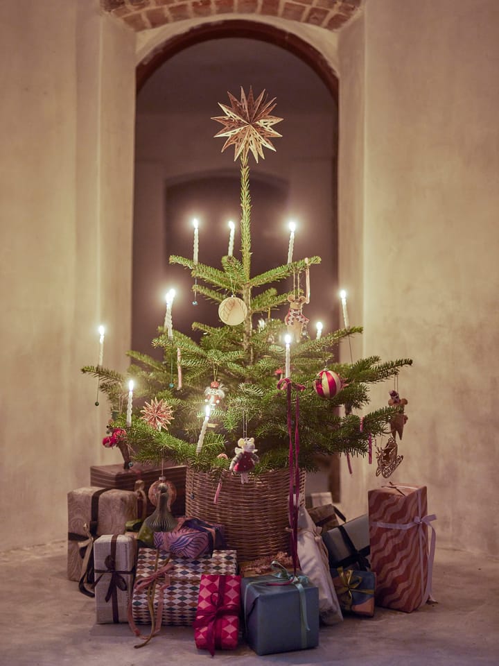 Peo juletræspynt uld 2 dele, Rød Bloomingville
