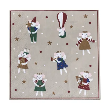 Peo papirserviet - Multi, 33x33 cm - Bloomingville