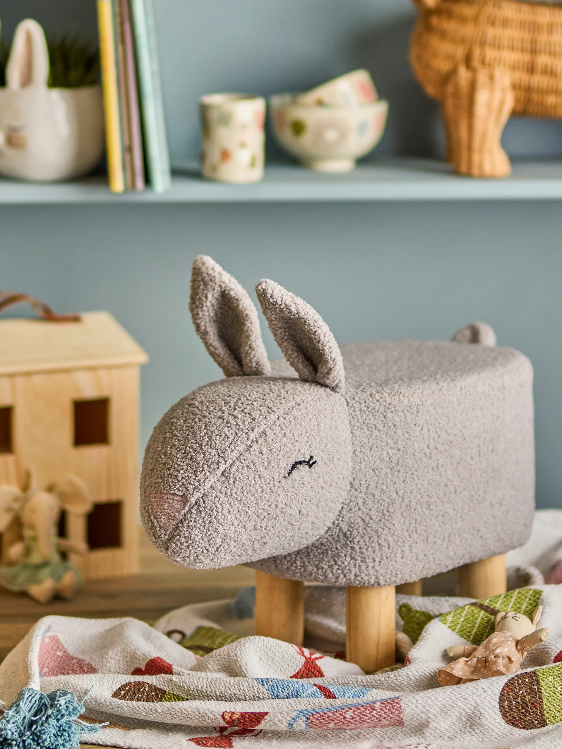 Percey stol, Grå Bloomingville