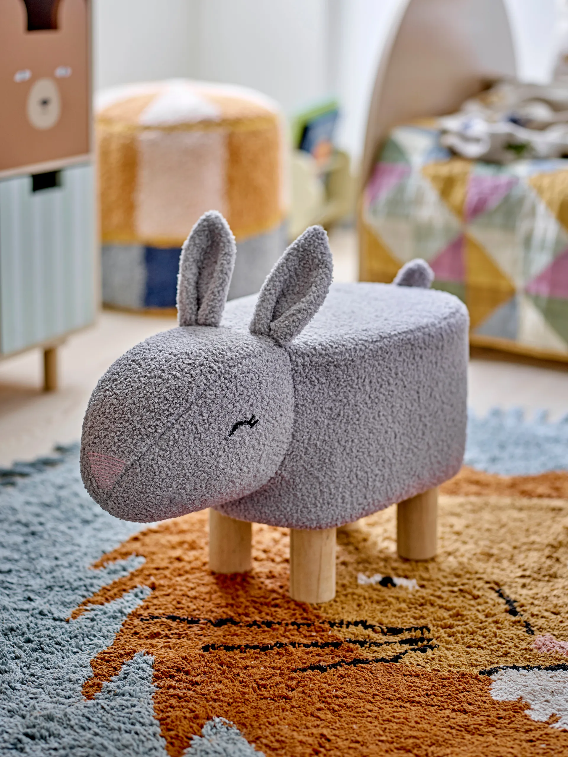 Percey stol, Grå Bloomingville