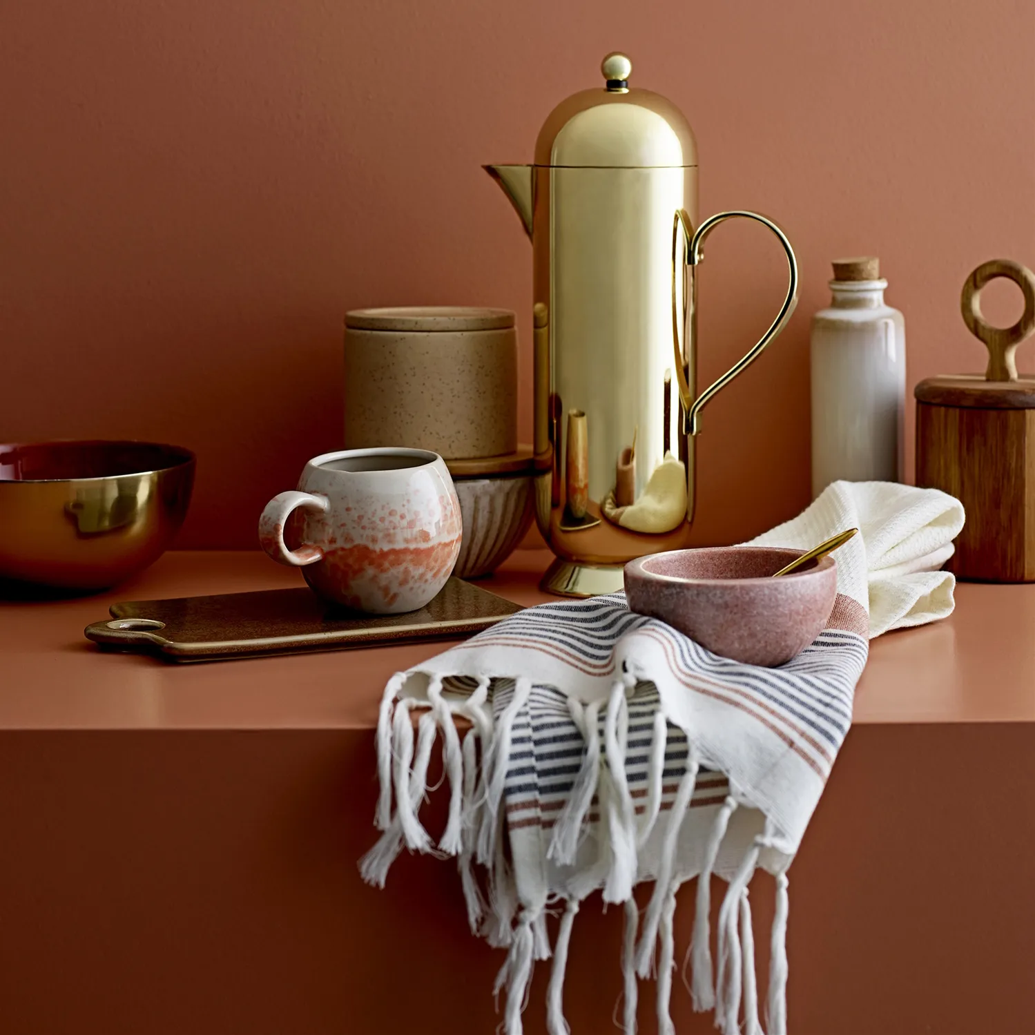 Pixie bakke lille, brun Bloomingville