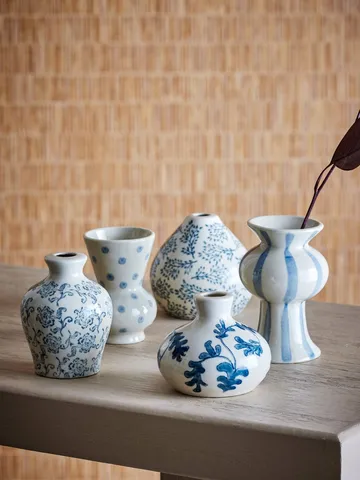 Quinto vase - Blue stentøj, 5 dele - Bloomingville