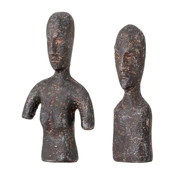 Rhea dekoration 2 dele - Brun - Bloomingville