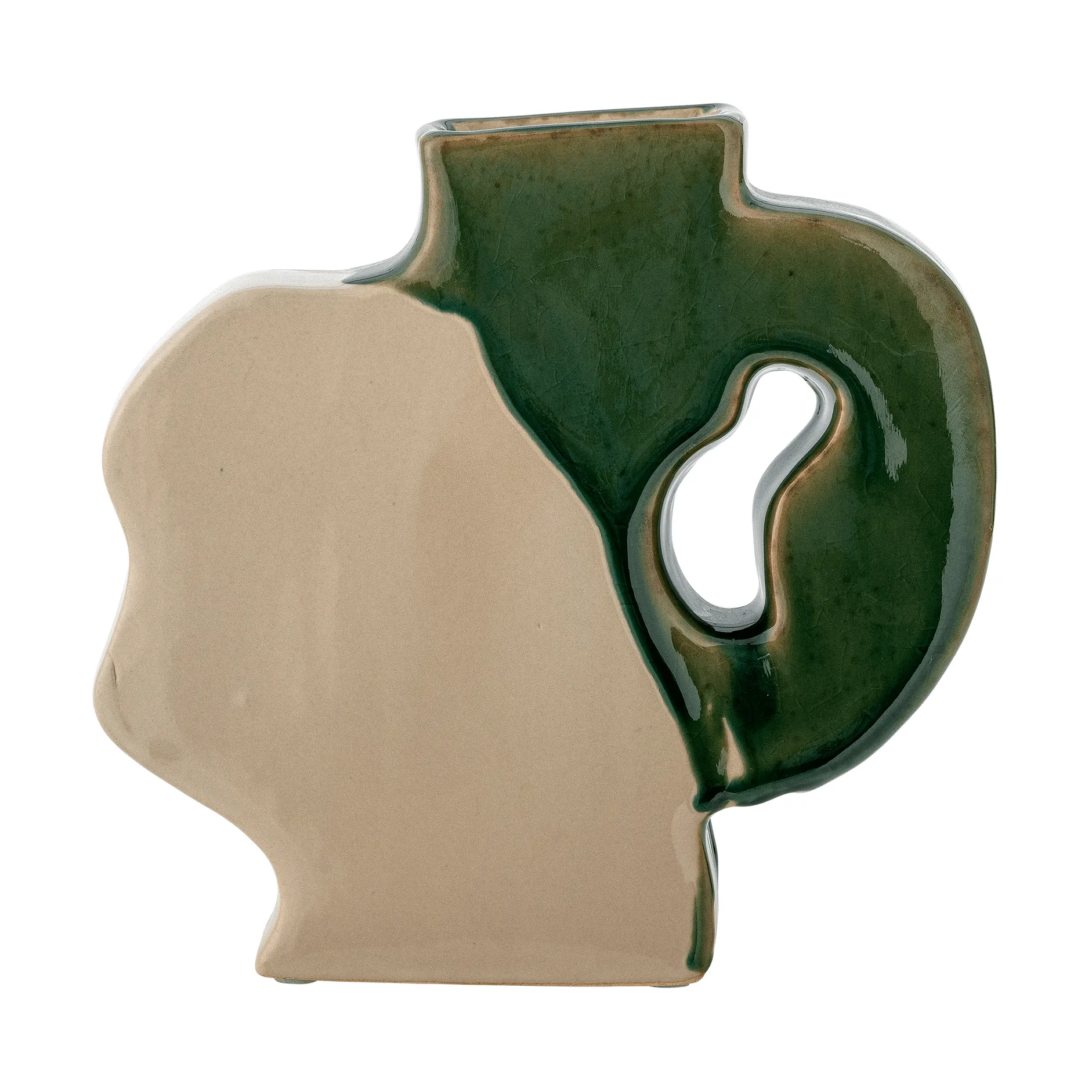 River vase, Green, 20,5x20 cm Bloomingville