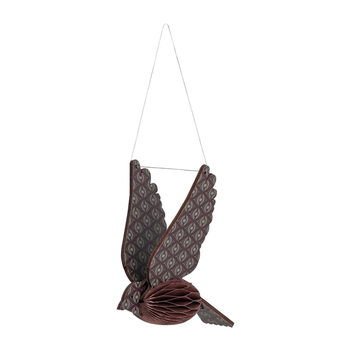 Sagalin Bird Ornament juleophæng - Brown - Bloomingville