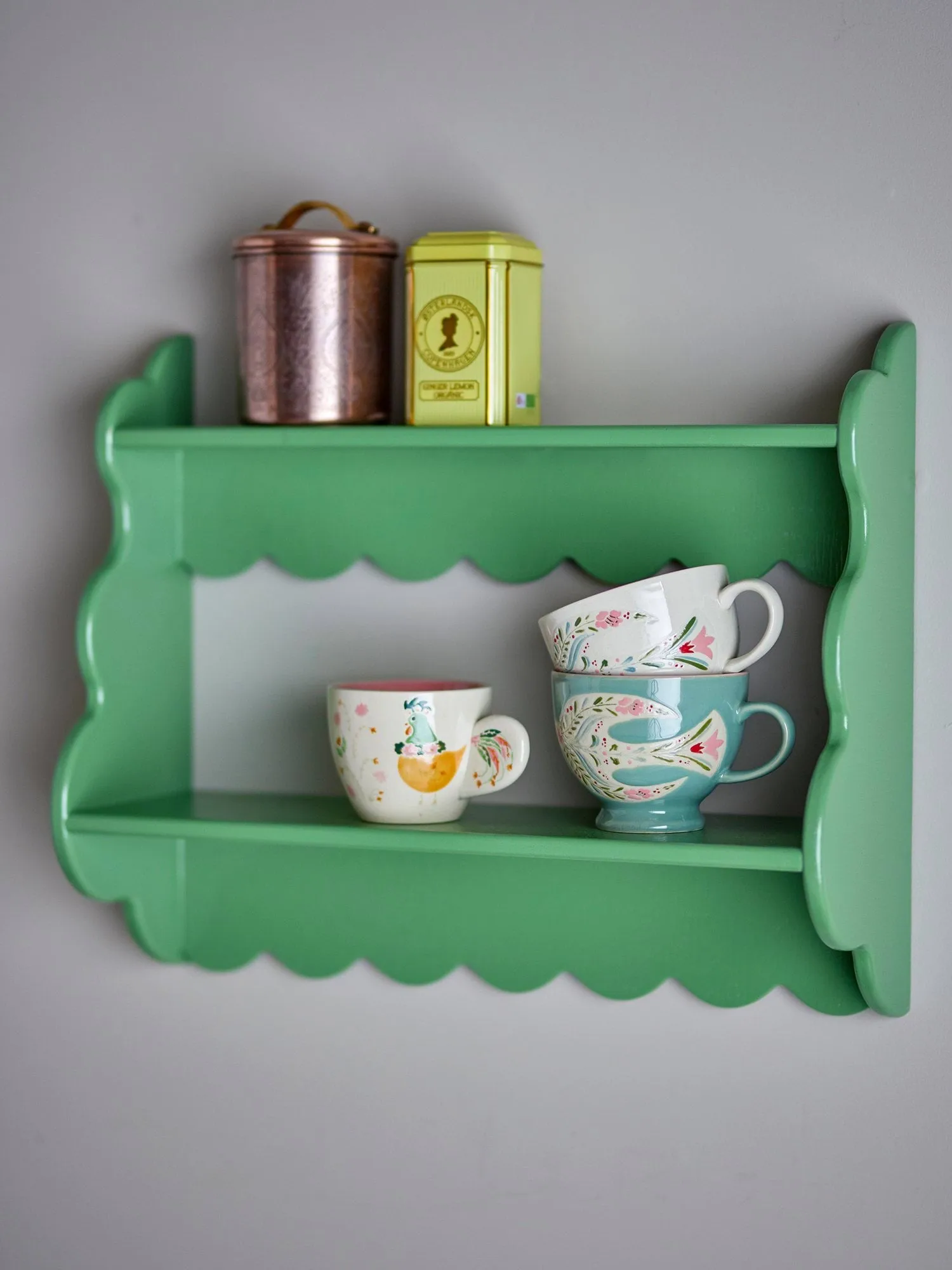 Salla hylde, Green, 49,5x40,5 cm Bloomingville