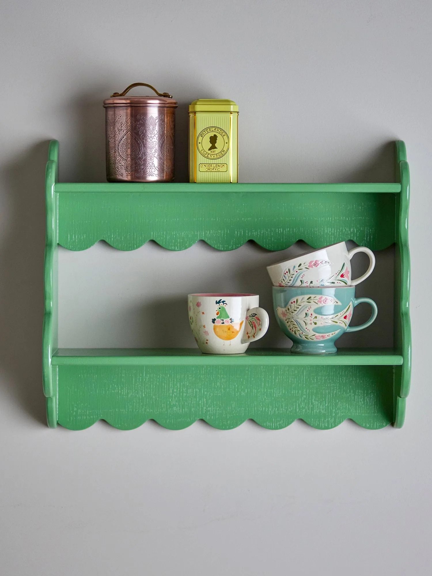 Salla hylde, Green, 49,5x40,5 cm Bloomingville