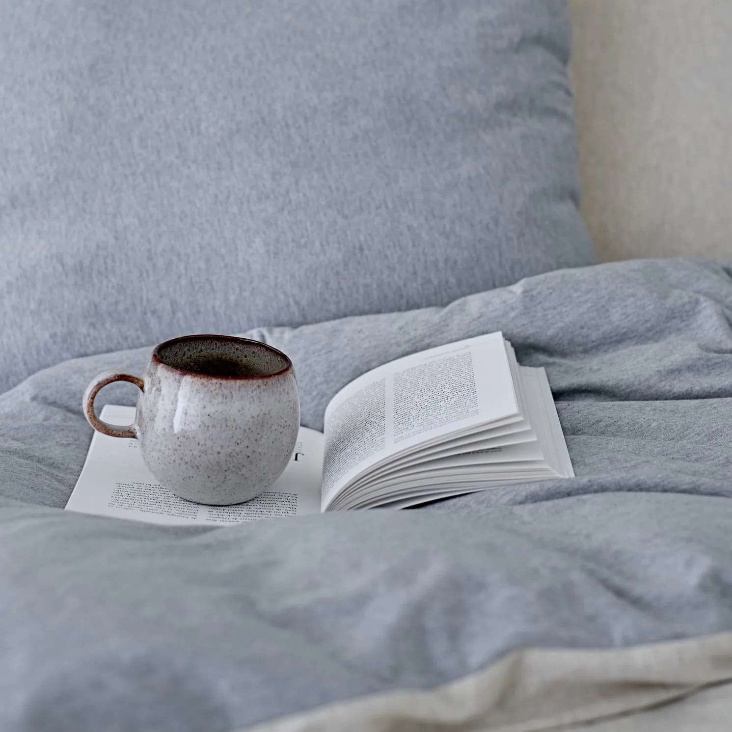 Sandrine krus 9,5 cm, lysegrå Bloomingville