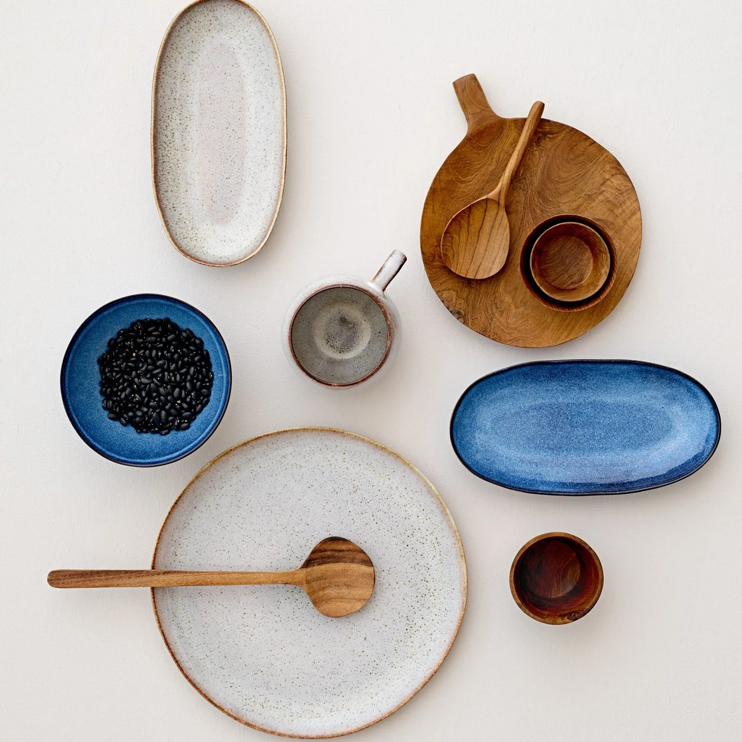 Sandrine krus 9,5 cm, lysegrå Bloomingville