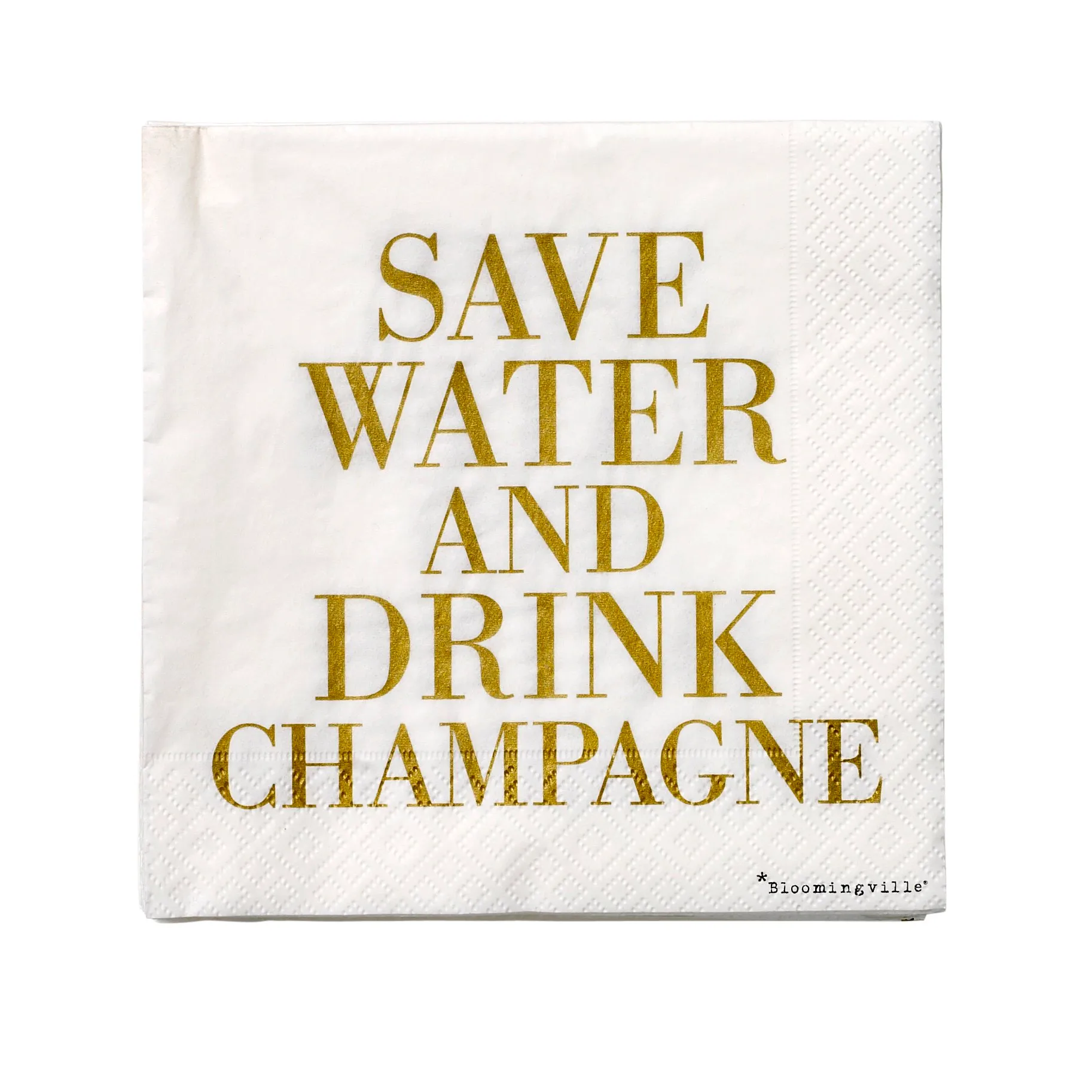 Save water serviet 20-pak, 33 x 33 cm Bloomingville